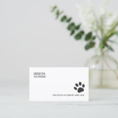 Hundebüt Visitenkarte (Stehend Vorderseite)