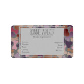 Hundebütteltier Adressaufkleber (Vorne)