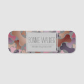 Hundebütteltier Namensschild (Vorderseite)