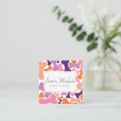 Hundebütteltier Quadratische Visitenkarte (Stehend Vorderseite)