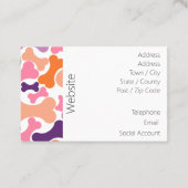 Hundebütteltier Visitenkarte (Rückseite)