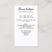 Hundebütter Labrador Retriever Breeder Puppy Pet Visitenkarte (Rückseite)