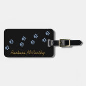 Hundebütter personalisiert gepäckanhänger (Vorderseite horizontal)