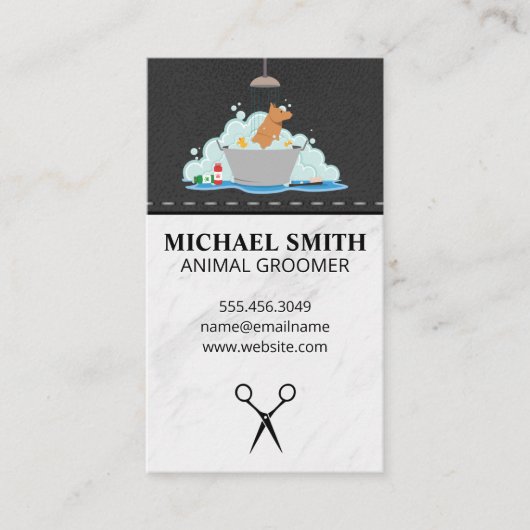 Hundebütter Visitenkarte (Vorderseite)