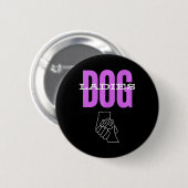 Hundedamen für Kamala Harris Top Button (Vorne & Hinten)