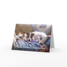 Hundedank für dort sein-