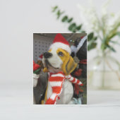 Hundedekoration Postkarte (Stehend Vorderseite)