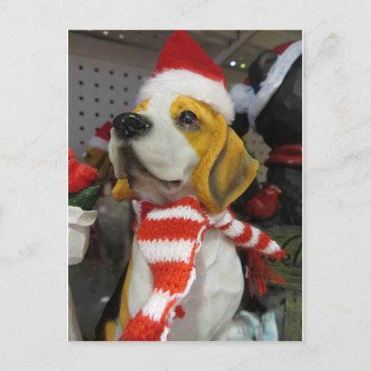 Hundedekoration Postkarte (Vorderseite)