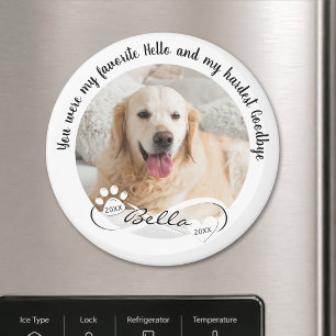 Hundedenkenmal Lieblings Hallo Härtester Abschied Magnet