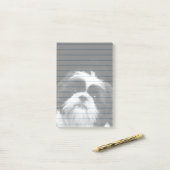 Hundeder post-itanmerkungen 4X6 Shih Tzu Auflage Post-it Klebezettel (Auf Schreibtisch)