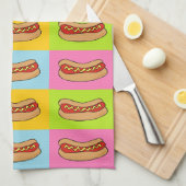 Hundedesign Geschirrtuch (Viertel Falte)