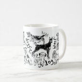Hundedesign Kaffeetasse (VorderseiteRechts)