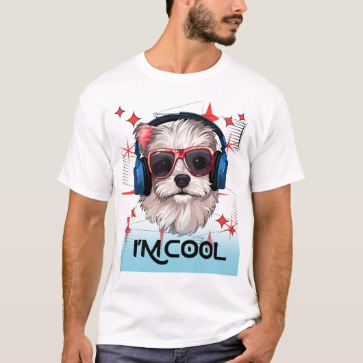 Hundedesign T-Shirt (Vorderseite)