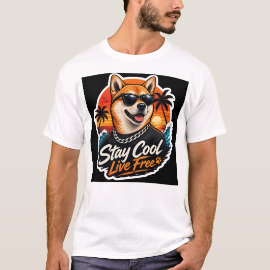 Hundedesign T-Shirt (Vorderseite)