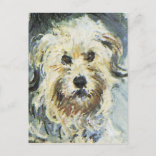 Hundedetails von Claude Monet Malerei Postkarte