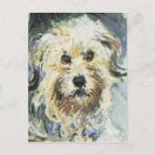 Hundedetails von Claude Monet Malerei Postkarte (Vorderseite)
