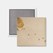 Hundedruck auf Teppich Magnet (Vorderseite/Rückseite)