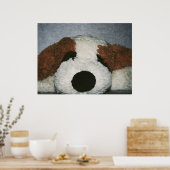 Hundedruck Poster (Küche)