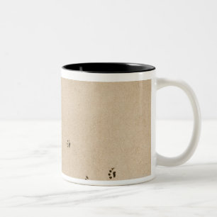 Hundedrucke auf Teppich Zweifarbige Tasse