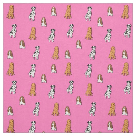 Hundedruckgewebe Stoff (Muster)