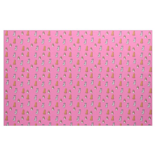 Hundedruckgewebe Stoff (Fat Quarter (45,7 x 55,9 cm))