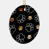 Hundedruckschmuck Keramik Ornament (Rechts)