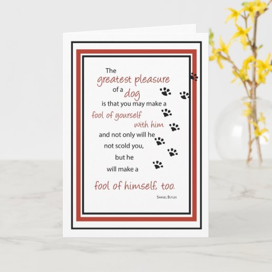 Hundeduft Geburtstag, Spaß Karte (Gelbe Blume)