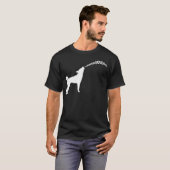 Hundedunkler T - Shirt HeulensSubaru (weißer (Vorne ganz)