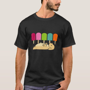Hundeeis-Hündchen mit Hunger nach Futter T-Shirt