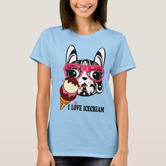 Hundeeiskream Puppystyle-T - Shirt (Vorderseite)