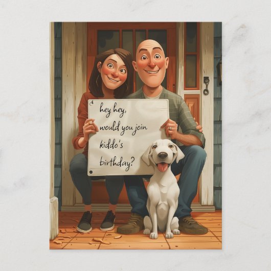 Hundeeltern Postkarte (Vorderseite)