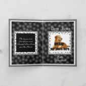 Hundeerinnerungsmitteilung - Haustier-Verlust Ankündigung (Innenseite)