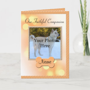 Hundeerinnerungsmitteilung - Haustier-Verlust Ankündigung