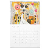 Hundefarben – Abstrakte und verspielte Hunde Kalender (Mär 2027)