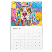 Hundefarben – Abstrakte und verspielte Hunde Kalender (Jan 2027)