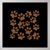 Hundefass für Wände Poster (Vorne)