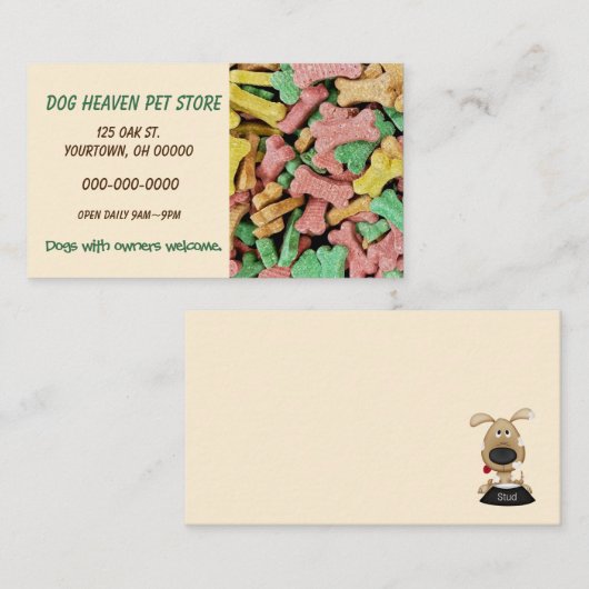 Hundefehlchen Visitenkarte (Vorne/Hinten)