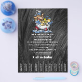 Hundefeld personalisierter Flyer (Einzeln)