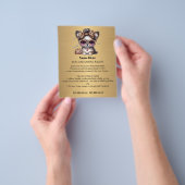 Hundefeld personalisierter Flyer (Gruppe)