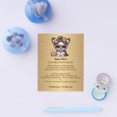 Hundefeld personalisierter Flyer (Einzeln)