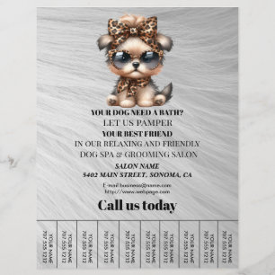 Hundefeld personalisierter Flyer