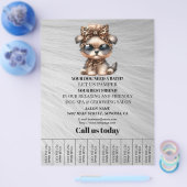 Hundefeld personalisierter Flyer (Einzeln)