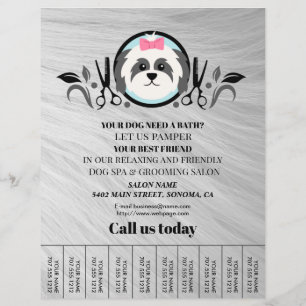 Hundefeld personalisierter Flyer