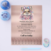 Hundefeld personalisierter Flyer (Einzeln)
