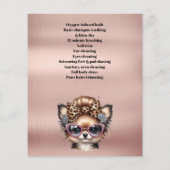 Hundefeld personalisierter Flyer (Hinten)