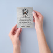 Hundefeld personalisierter Flyer (Gruppe)