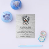 Hundefeld personalisierter Flyer (Einzeln)