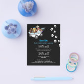 Hundefeld personalisierter Flyer (Einzeln)