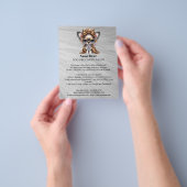 Hundefeld personalisierter Flyer (Gruppe)