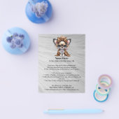 Hundefeld personalisierter Flyer (Einzeln)